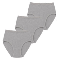 Anucci Womens Lace Trim Full Briefs