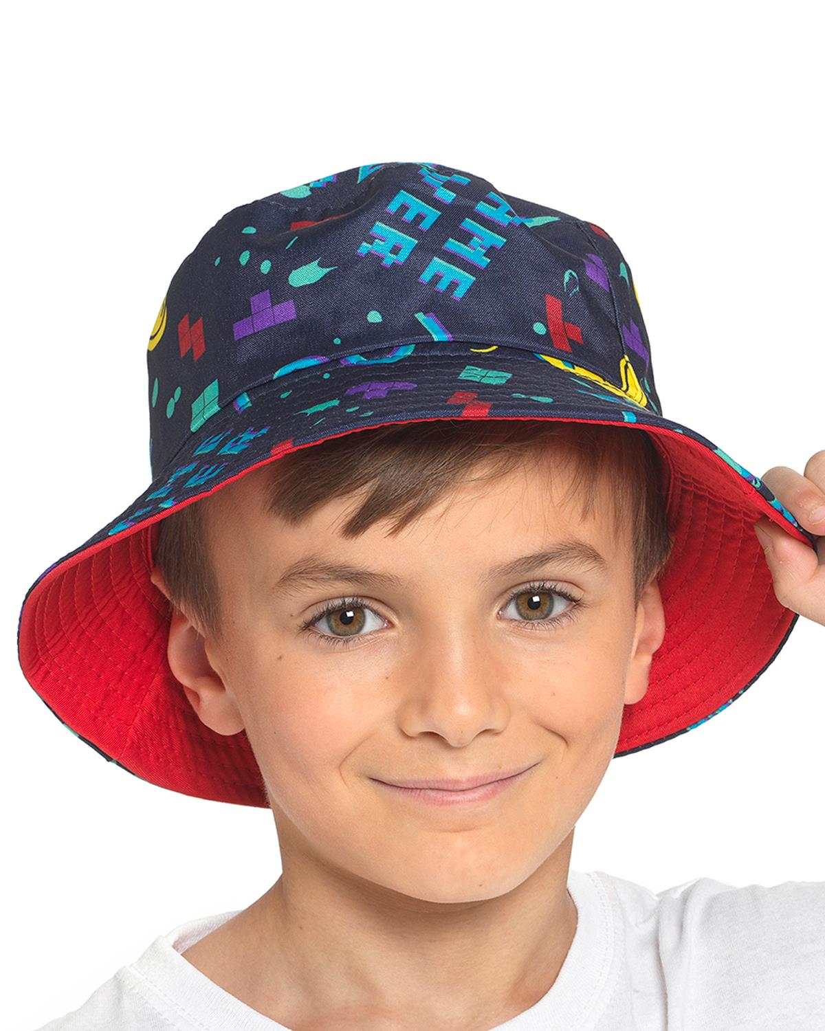 Kids Reversible Printed Bucket Hat
