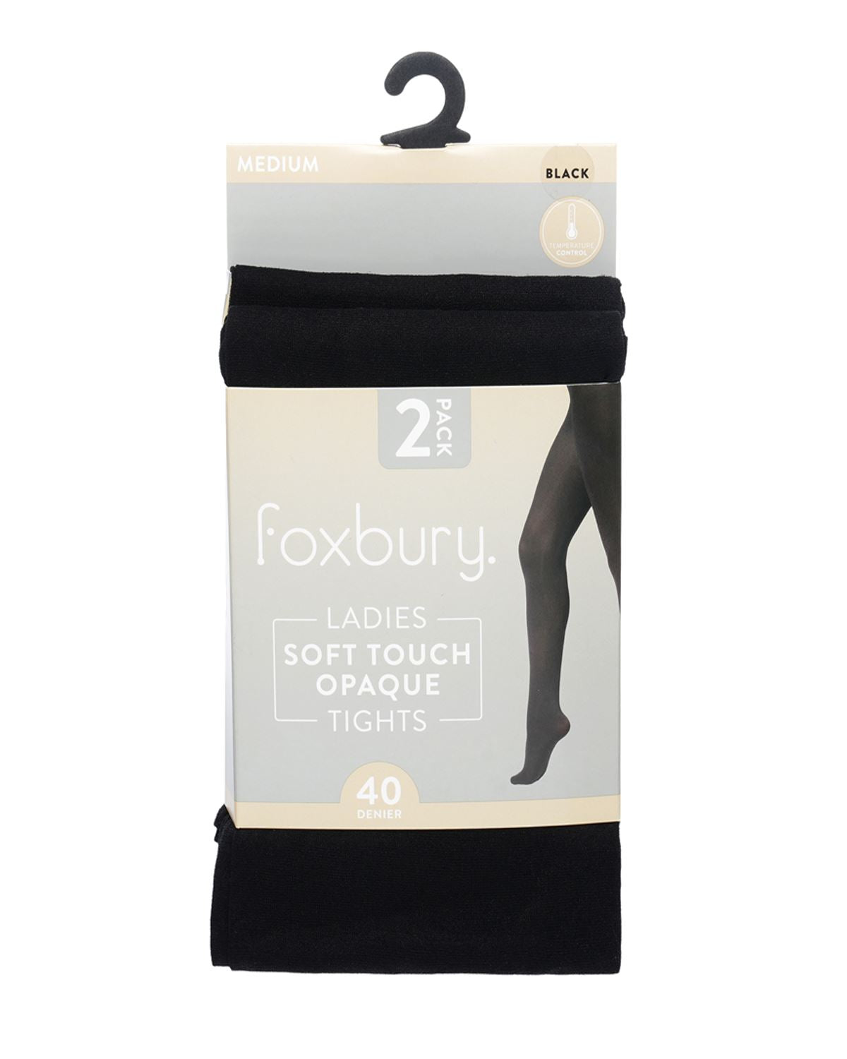 Foxbury Womens 6 Pack 40 Denier Soft Touch Tights