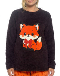 Foxbury Womens Winter Fleece Pyjama Set