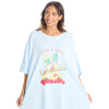 Slumber Party Womens Oversized Sleep T-Shirt