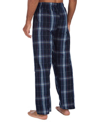 Cargo Bay Mens Woven Check Lounge Pants - 2 Pack