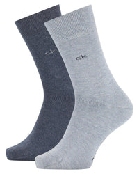 Calvin Klein Mens 2 Pack Dress Socks