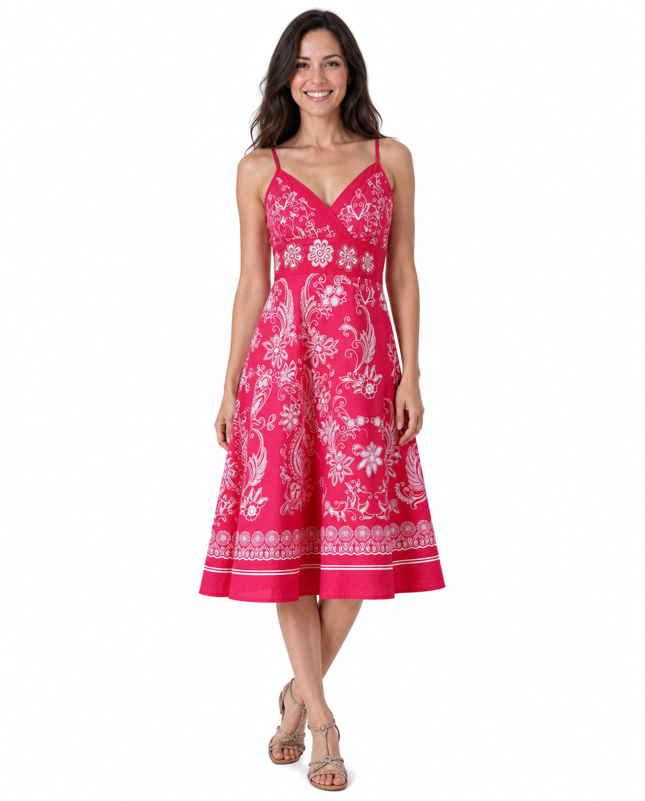 Pistachio Womens Cross Over Summer Dress