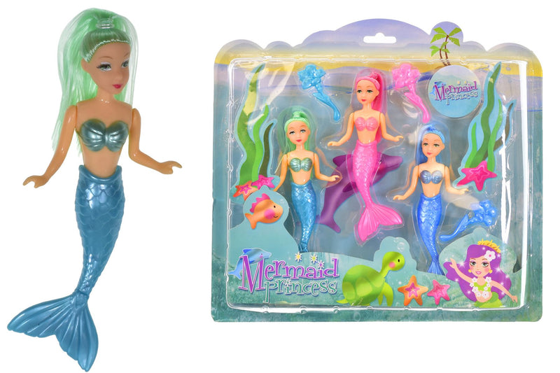 Mermaid Doll Set  KandyToys Mermaid Princess Playset with Accessories