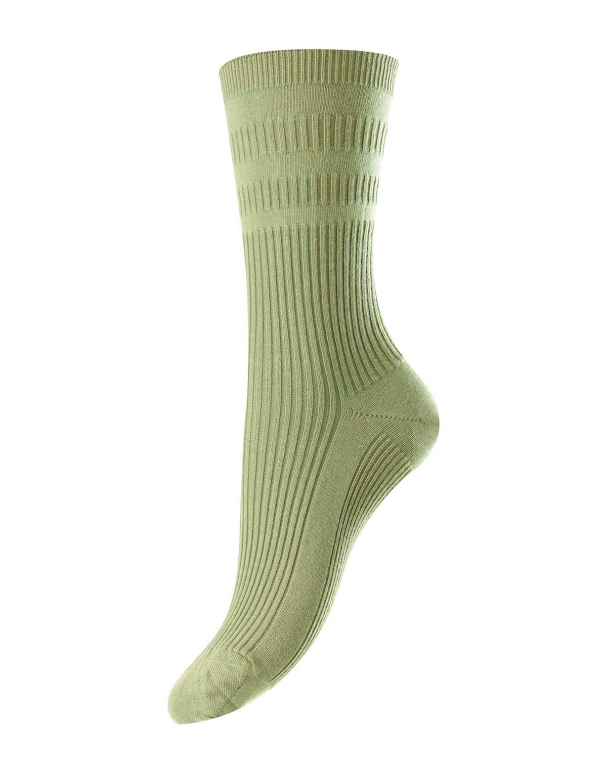 HJ Hall Womens Cotton Softop Socks