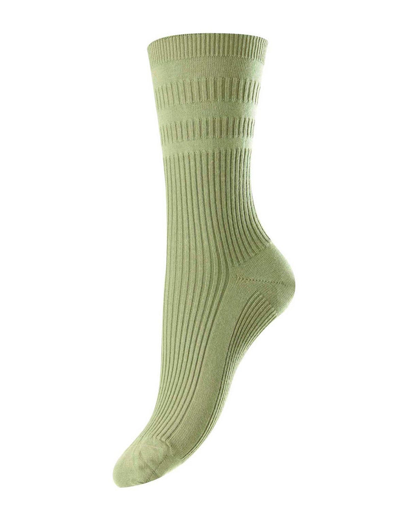 HJ Hall Womens Cotton Softop Socks
