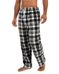 Cargo Bay Mens Polished Fleece Check Lounge Pants