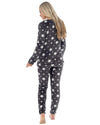 Womens Star Print Fleece Pyjamas