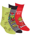 6 Pairs Grinch Christmas Socks