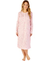 Slenderella Womens Large Floral 43" Jersey Nightdress