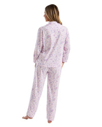 Marlon Ladies Bouquet Pastel Revere Long Sleeve Pyjamas