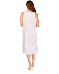 La Marquise Womens 'Vintage Blossoms' Sleeveless Nightie