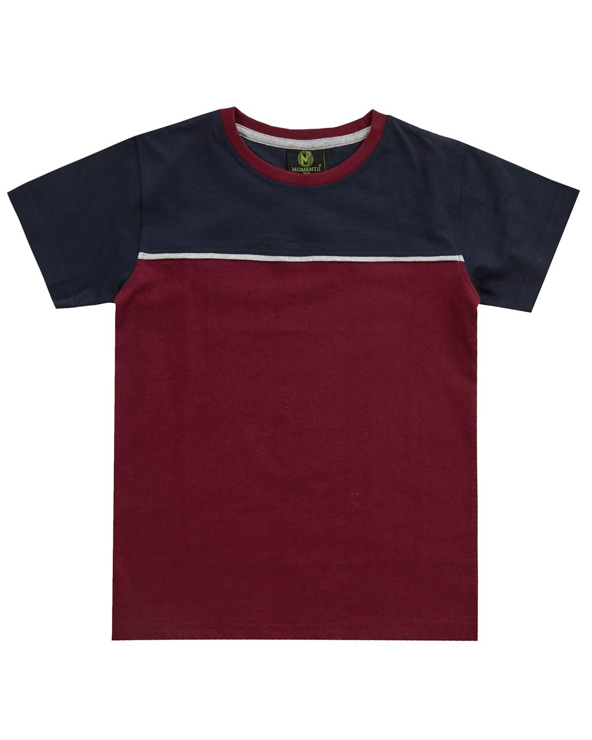 Boys Jersey Contrast Short Pyjamas