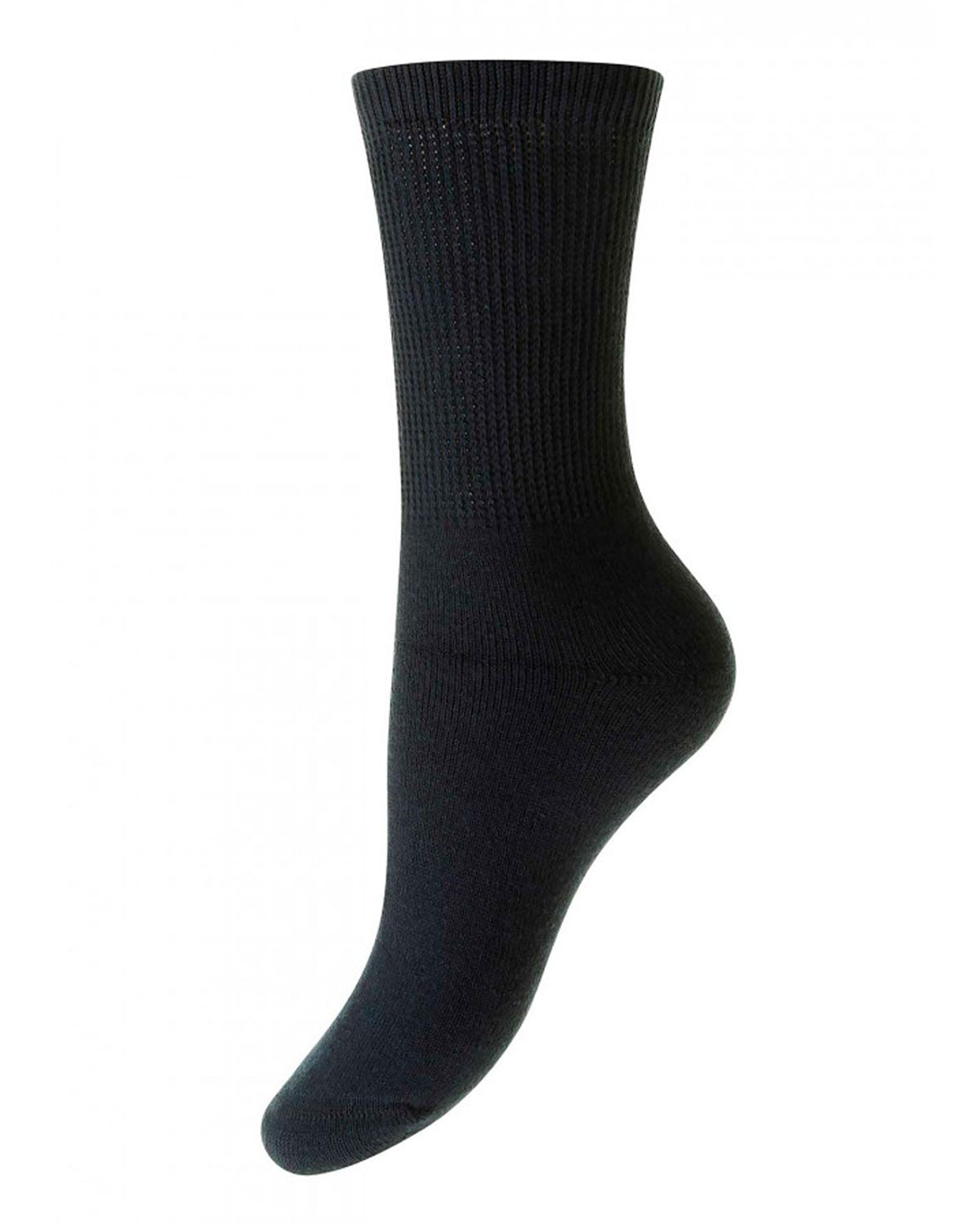 HJ Hall Womens Cotton Diabetic Socks