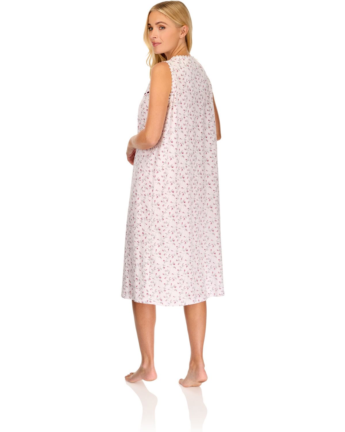 La Marquise Womens 'Velvet Rose' Sleeveless Nightie