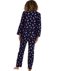 Indigo Sky Womens Cute Dog Wincey Pyjamas