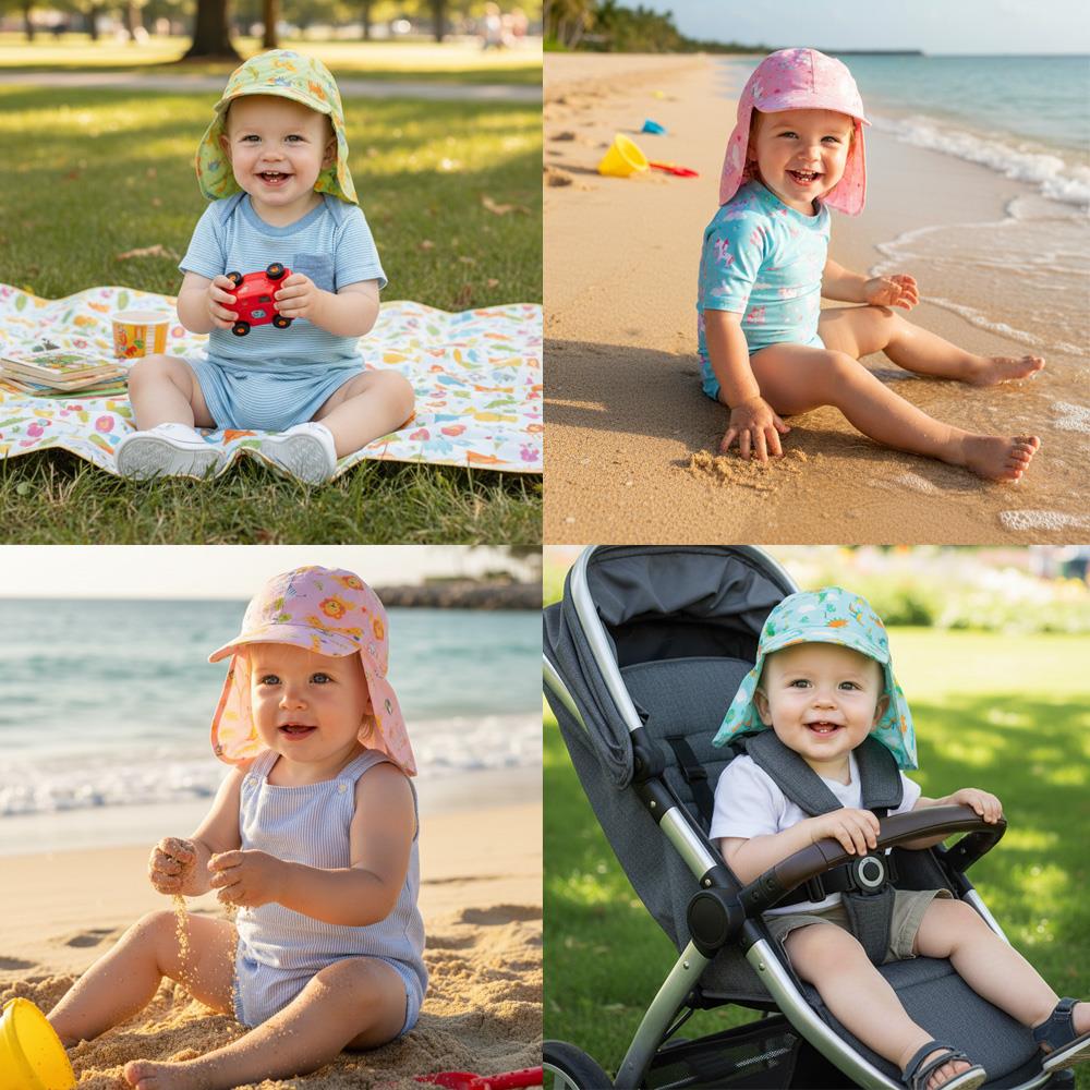 Toddlers Cotton Legionnaire Printed Cap