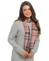 Womens Check Plaid Winter Tartan Scarf