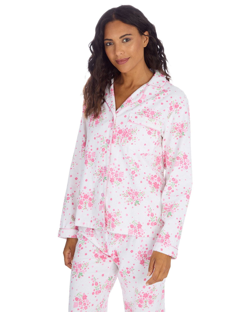 Countess Christie Womens Long Sleeve Floral Cotton Pyjamas