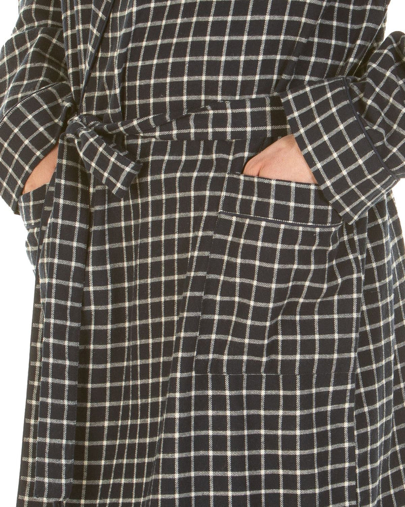 Haigman Mens Brushed Cotton Dressing Gown