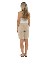 Indigo Roc Womens Linen Longer Length Shorts