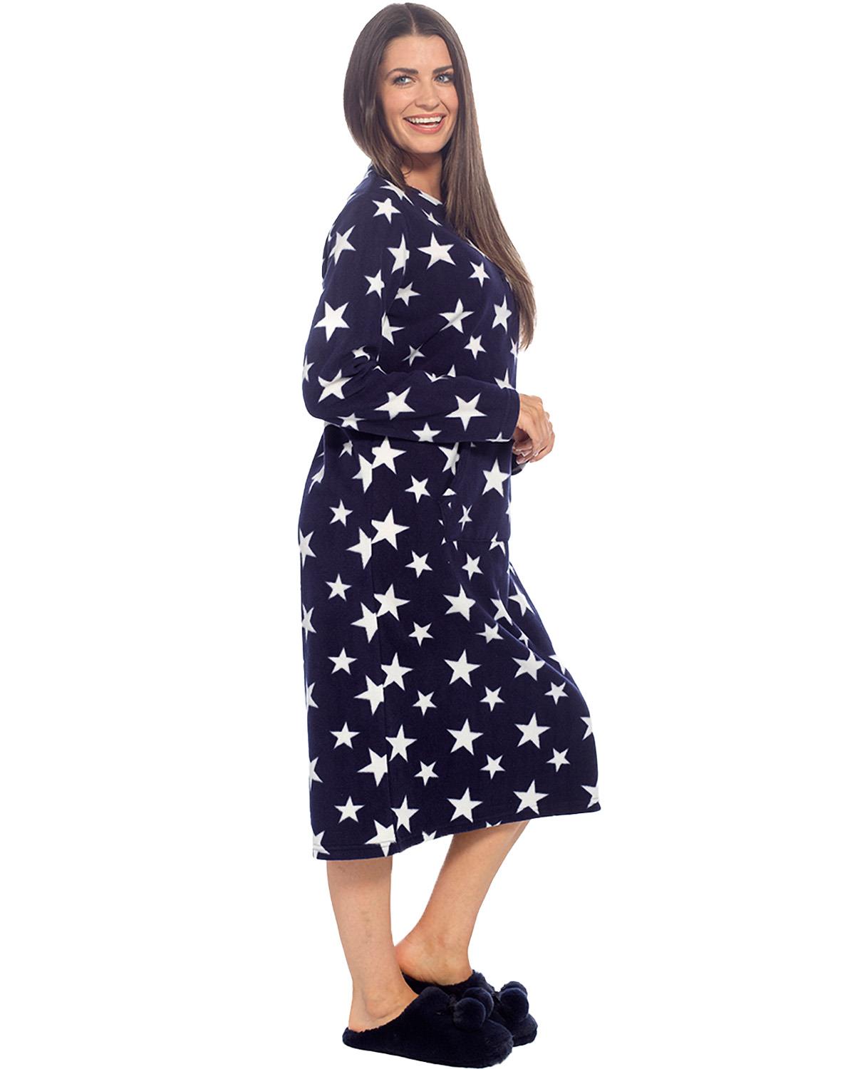 Wolfe and Harte Womens Polar Fleece Nightdress