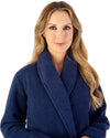 Slenderella Womens Soft Waffle 46" Shawl Collar Wrap