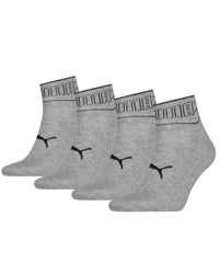 4 Pairs Puma Quarter Socks