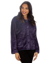 Ladies Embossed Button Bed Jacket