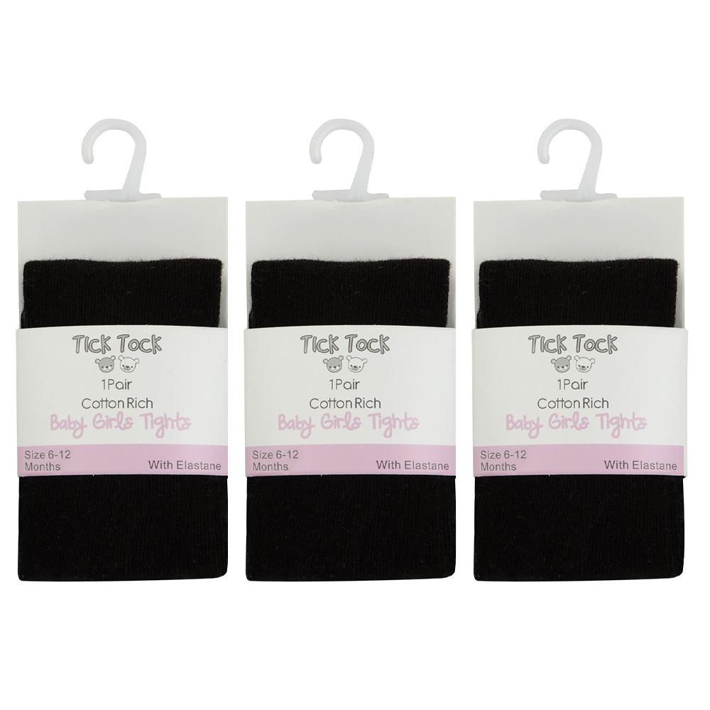 Baby 3 Pack Cotton Rich Tights