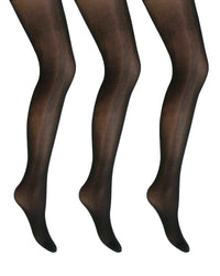Cindy Womens 3 Pack 20 Denier Ladder Resist Tights