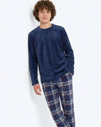 Teen Boys Flannel Fleece Pyjama Set
