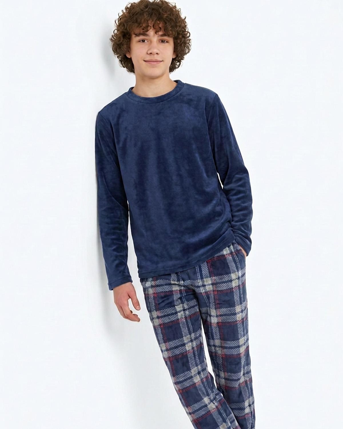 Teen Boys Flannel Fleece Pyjama Set