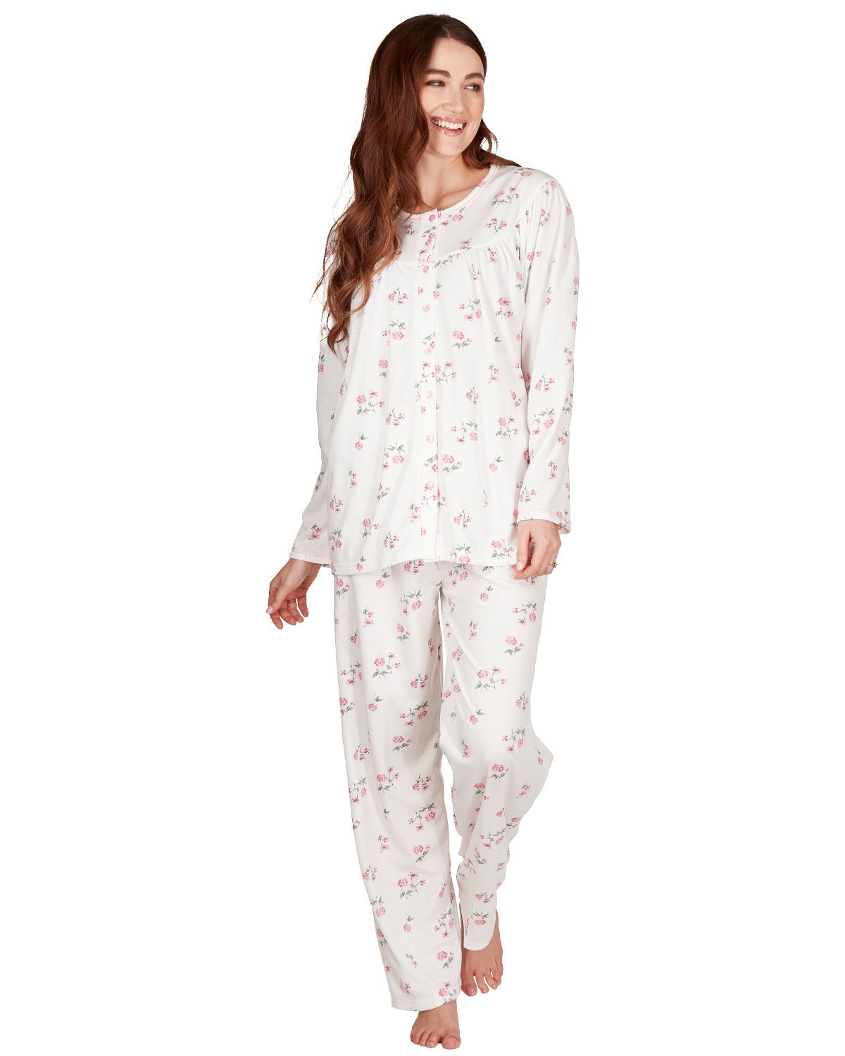La Marquise Womens 'Florentine' Cuddleknit Long Sleeve Pyjamas