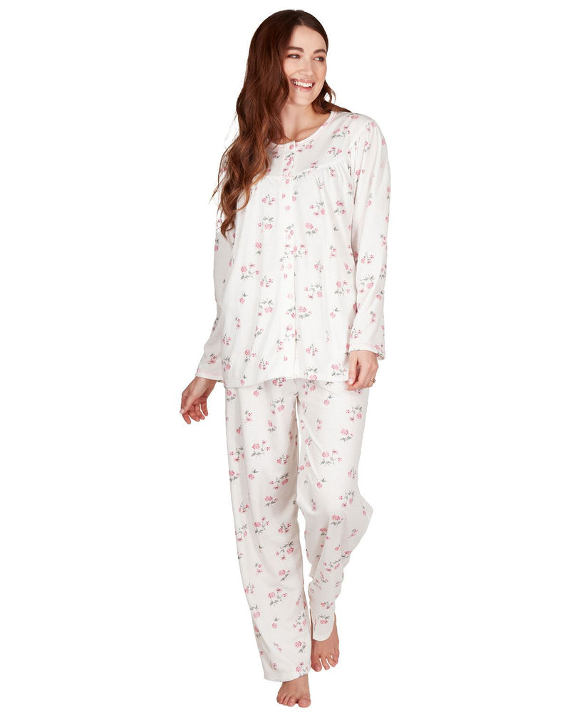 La Marquise Womens 'Florentine' Cuddleknit Long Sleeve Pyjamas