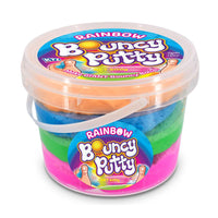 Jumbo 600g Rainbow Putty - Soft Stretchy Bouncy Sensory Slime for Kids