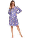 La Marquise Womens 'Cosy Wonders' Long Sleeve Nightie