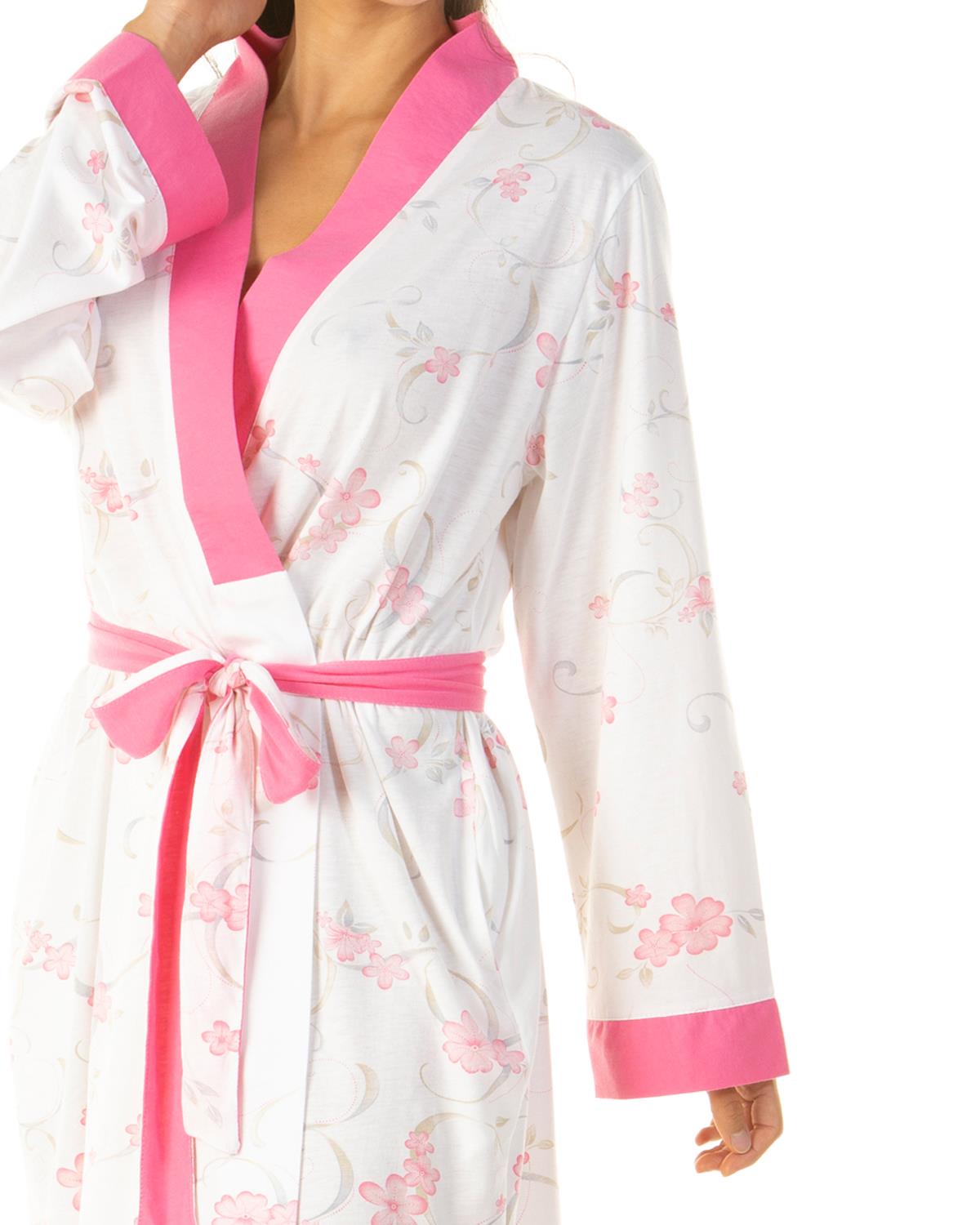Lady Olga Womens Jersey Floral Dressing Gown Slumber Hut Lady Olga Womens Jersey Floral Dressing Gown Slumber Hut