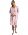 Marlon Womens Autumn Leaf Jersey Nightdress