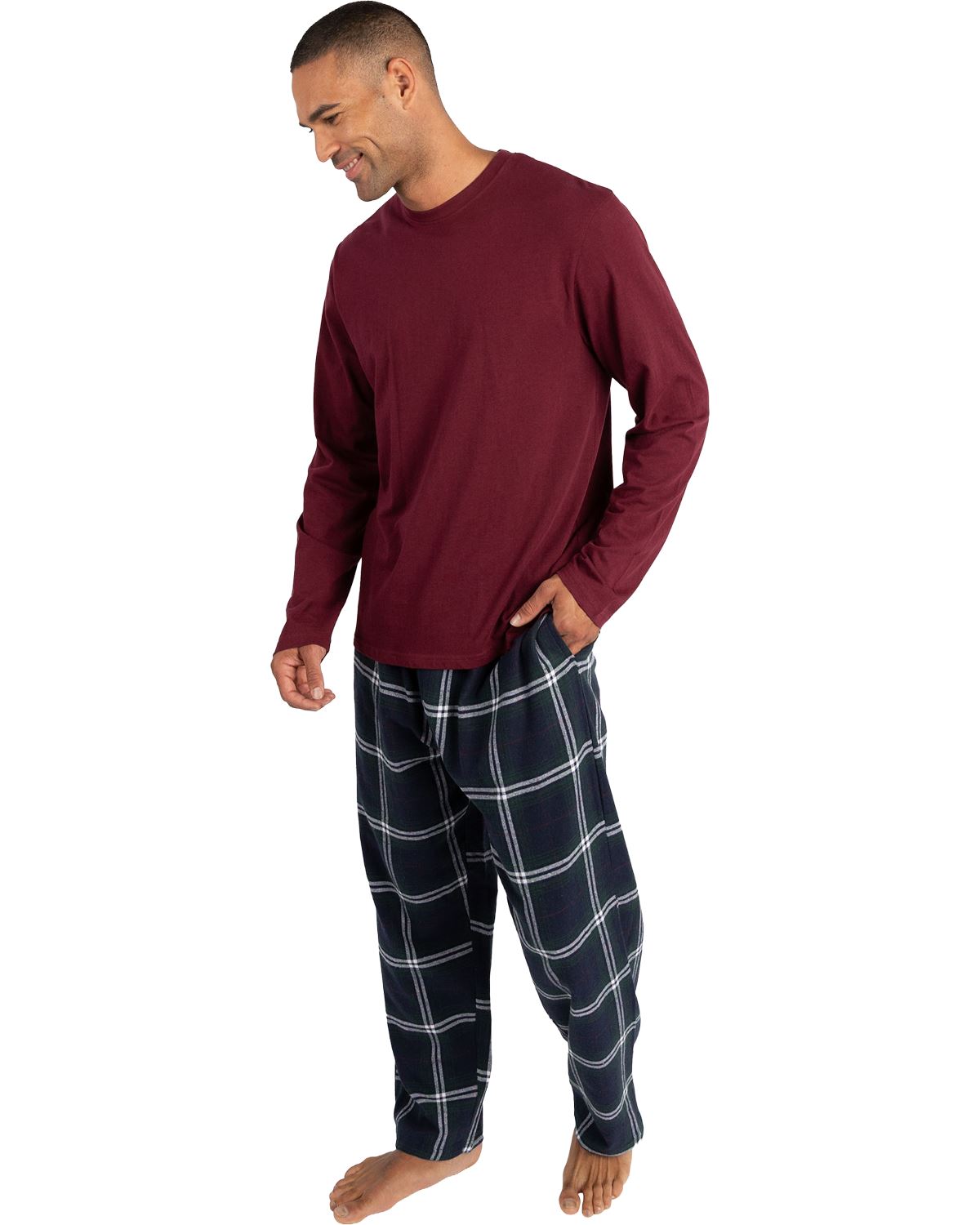 Cargo Bay Mens Flannel Lounge Set