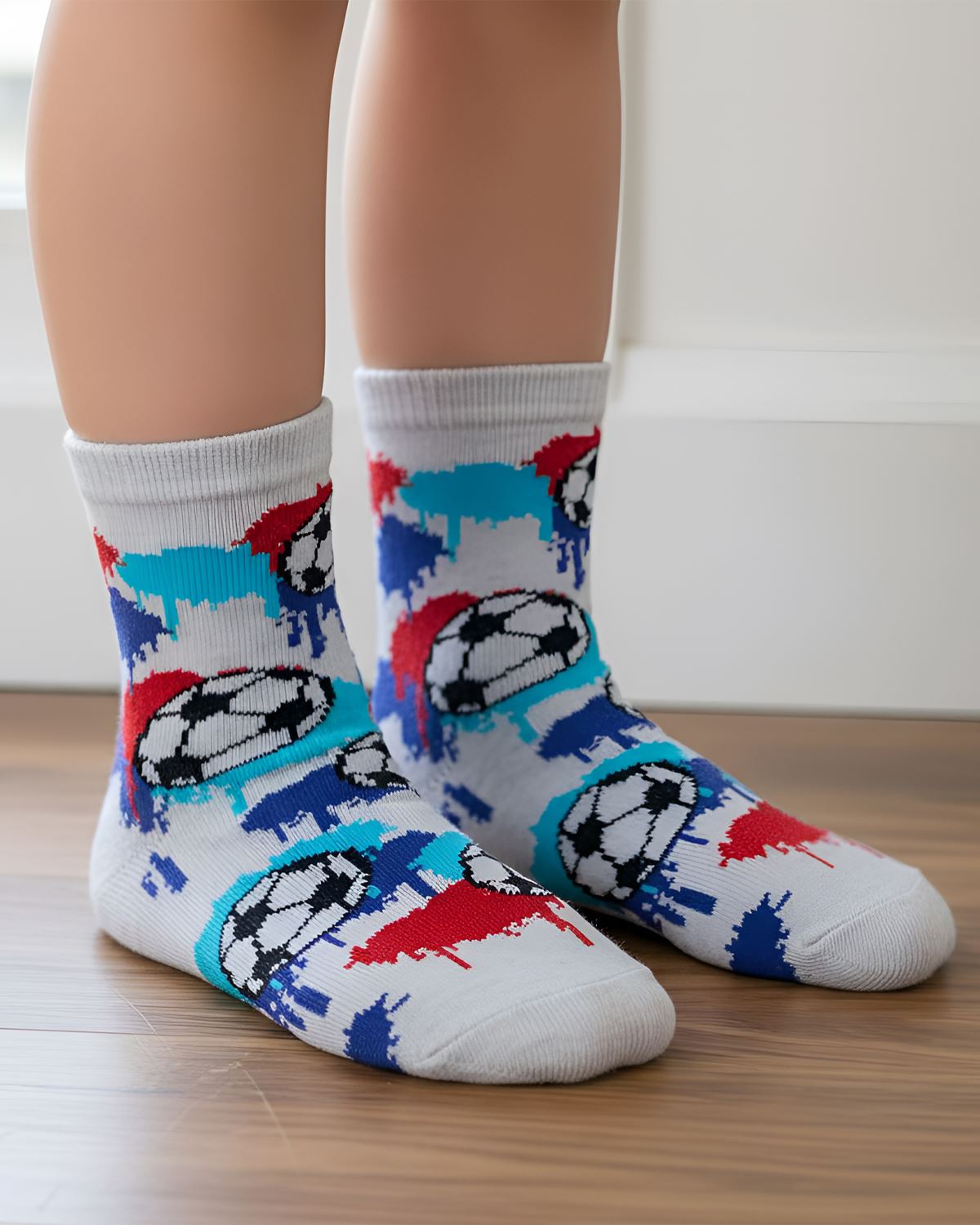 Boys 6 Pack Football/Gaming Socks