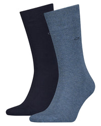 Calvin Klein Mens 2 Pack Dress Socks