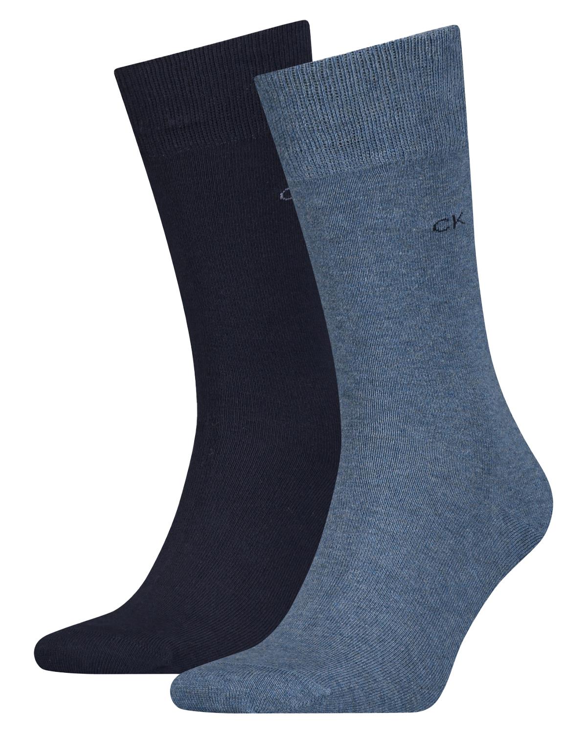 Calvin Klein Mens 2 Pack Dress Socks