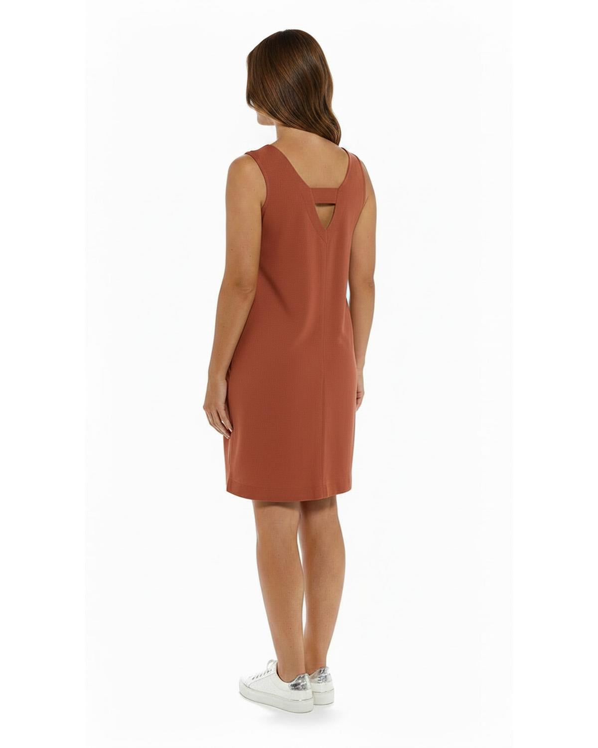 Indigo Roc Womens Linen Shift Dress