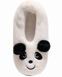Womens Sherpa Lined Footie Slippers