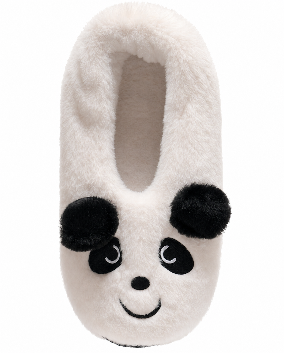 Womens Sherpa Lined Footie Slippers