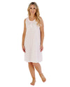 Slenderella Womens 38" Leaf Print Jersey Nightdress