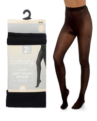 Foxbury Womens 6 Pack 40 Denier Soft Touch Tights