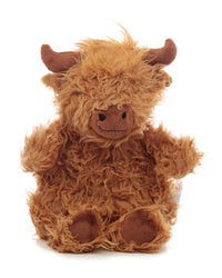 Highland Coo Cow Microwavable Plush Lavender Heat Pack